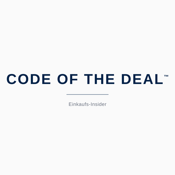 CODE OF THE DEAL™ Beitragsbild: Green Deal & KMU – Margen verteidigen trotz industriellem Umbruch von Einkaufs-Insider Werner Wonisch